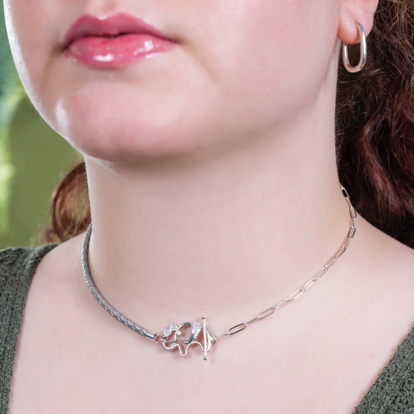 Nexus Elephant Mom Charm Necklace