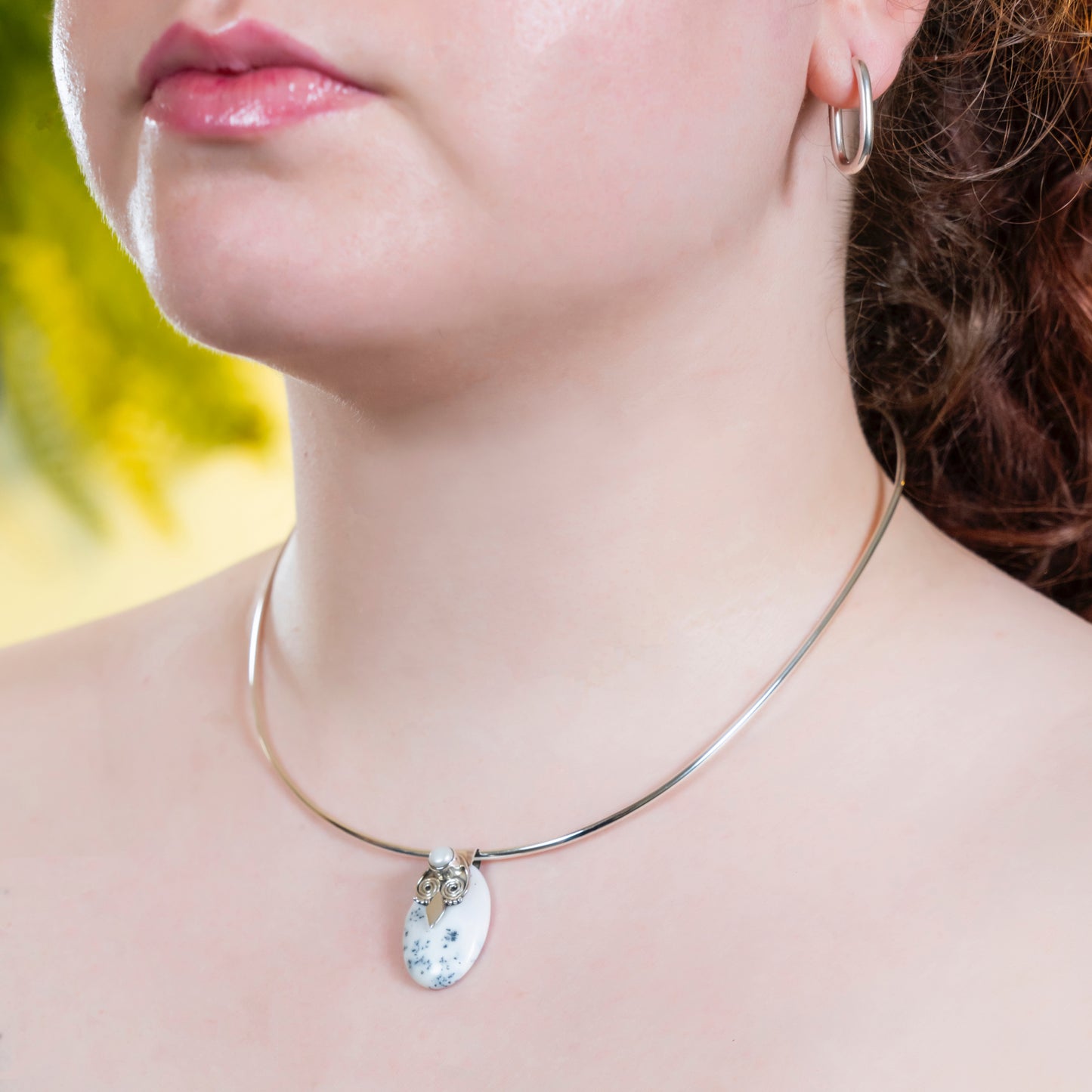 Balance Pendant Dendritic Stone